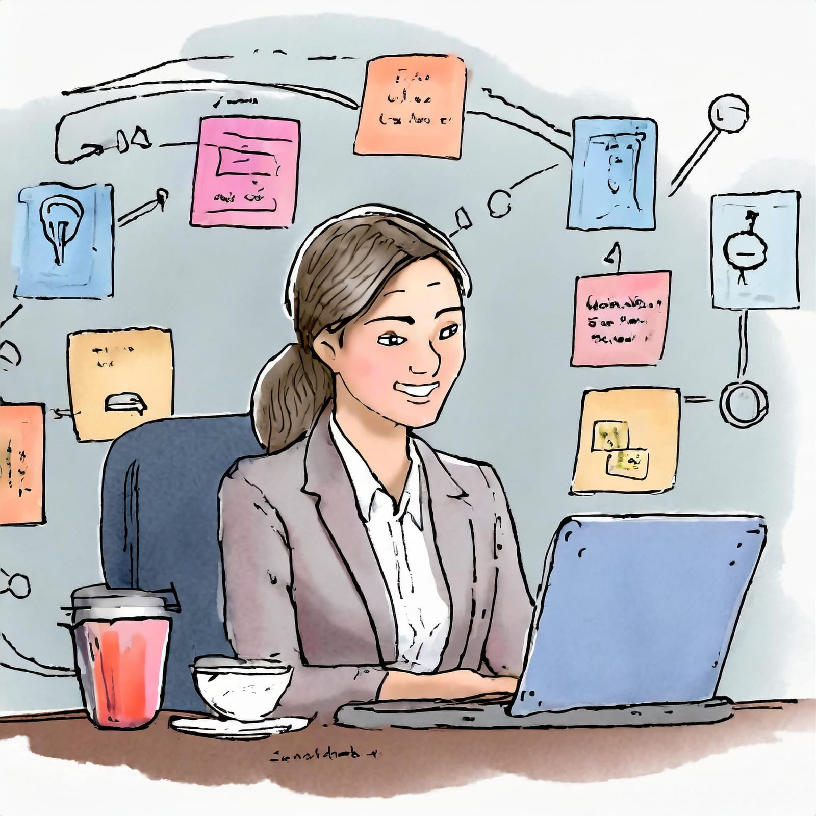 Illustration: Ein Produkt mit sichtbaren Fehlern wird über Kundenfeedback iterativ verbessert — die Schönheit der Unvollkommenheit