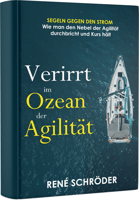 Buchcover: Verirrt im Ozean der Agilität